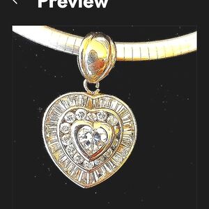 ❤Bold pendant(ONLY) 925 sterling silver